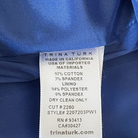 TRINA TURK FLORAL MINI SKIRT SZ 4 EUC - Picture 8 of 11